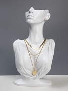 УЦЕНКА Бюст для украшений 18×8×32, отверстие в ухе, белая 10982301