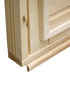 УЦЕНКА Дверь для бани и сауны, размер коробки 180×70 см, универсальная, липа 10982303