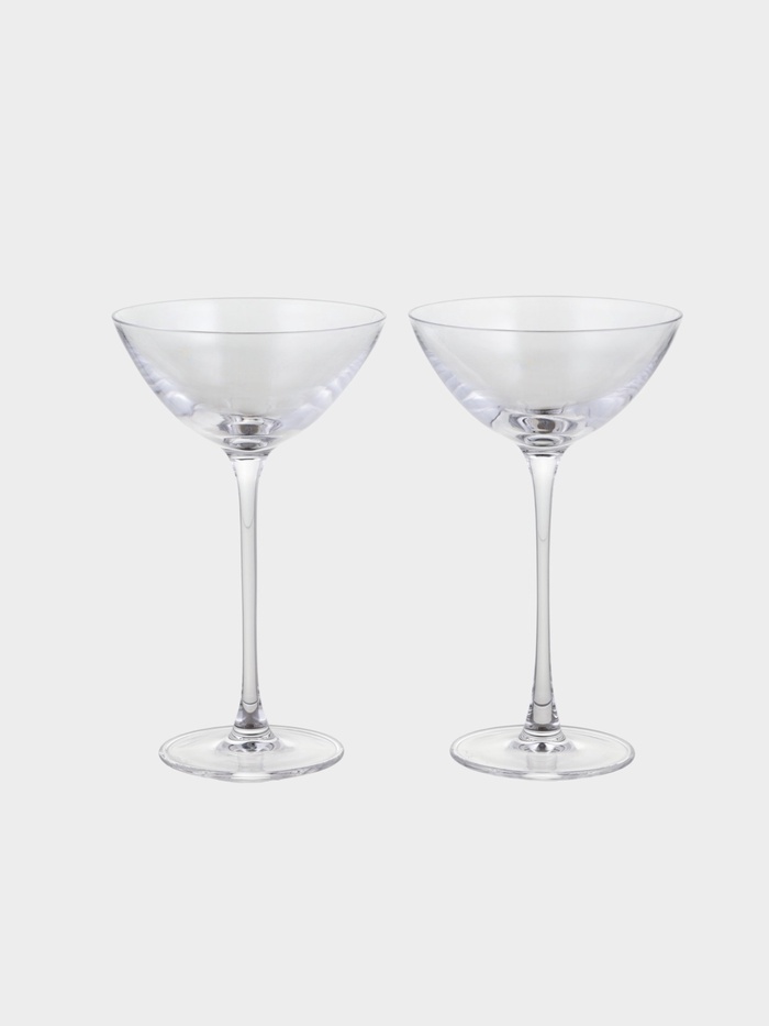 Набор бокалов Nude Savage, 170 мл, набор 2 шт., стекло, прозрачные - Фото 1