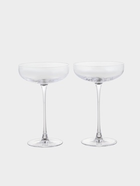 Набор бокалов Nude Savage, 220 мл, набор 2 шт., стекло, прозрачные