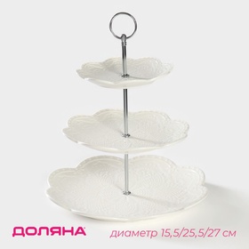 {{photo.Alt || photo.Description || 'УЦЕНКА Блюдо 2 яруса «Сьюзен» 15/20/26 см, белая'}}