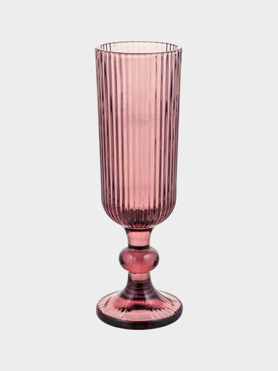 УЦЕНКА Набор бокалов для шампанского 1 шт. «Модерн» 150 мл 5.5×18.5 см, розовая