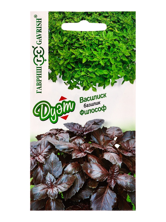 Семена Базилик Василиск 0,1 г+Философ 0,1 г автор. серия Дуэт