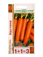 Семена Морковь Настена серия 1+1/4,0 г 10965151