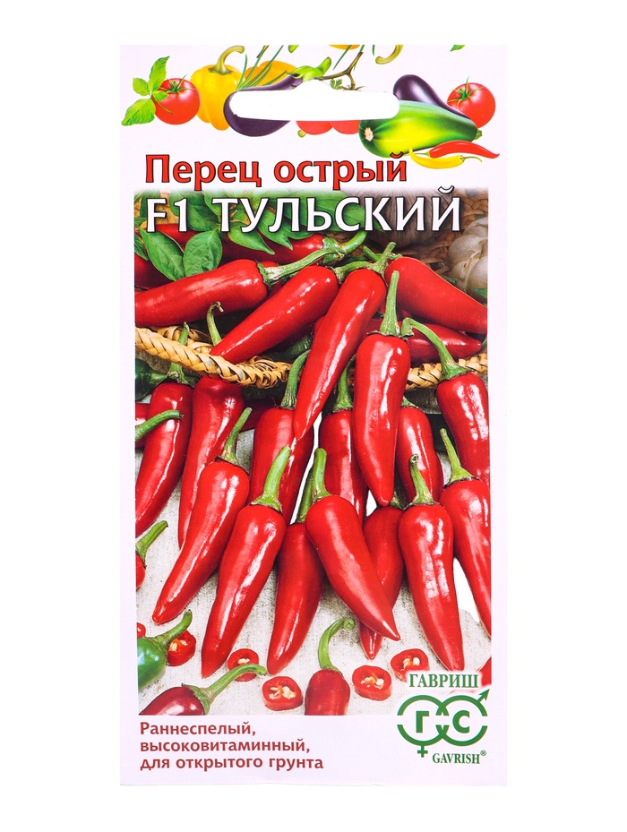 Семена Перец острый Тульский* 0,1 г
