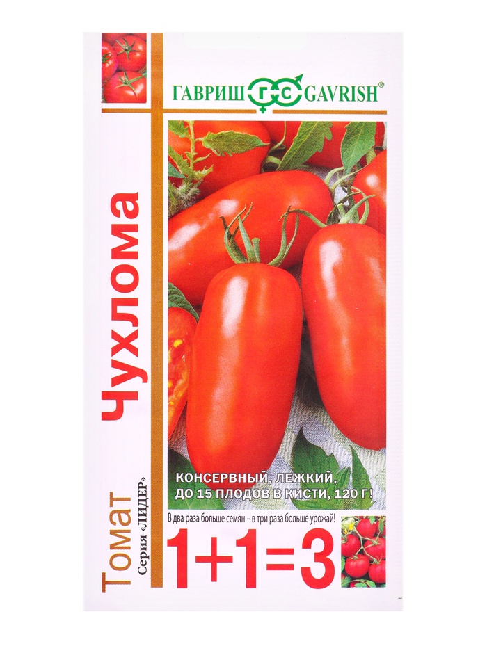 Семена Томат Чухлома сер. 1+1/0,1 г автор.