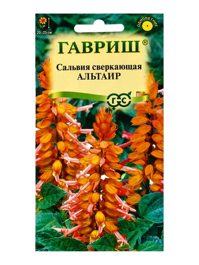 Семена цветов Сальвия Альтаир*, карликовая 4 шт.