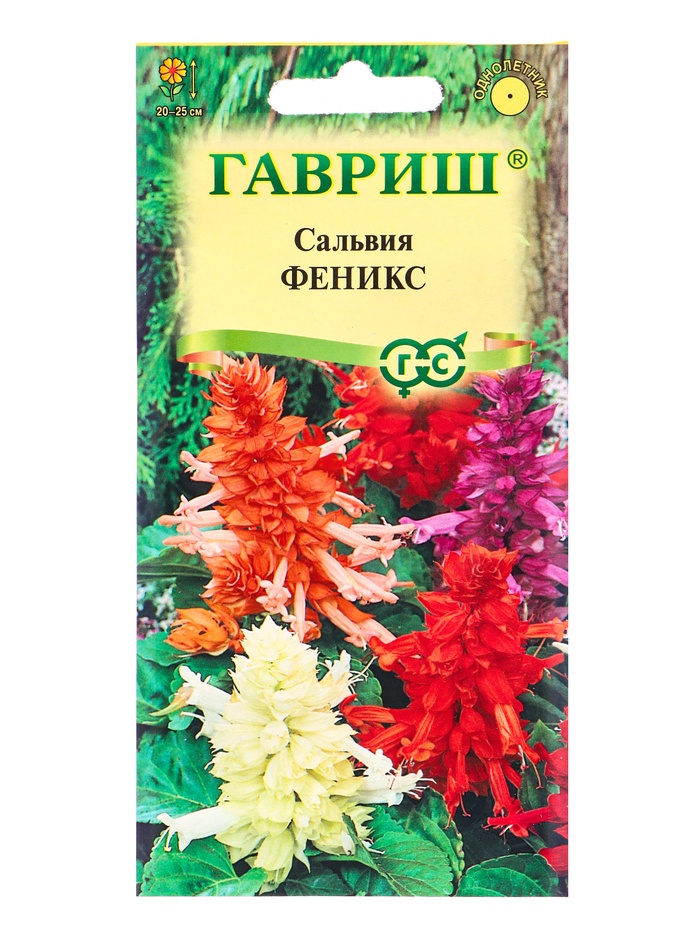 Семена цветов Сальвия Феникс, смесь* 0,05 г - Фото 1