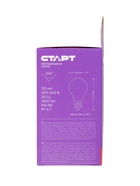 Лампа светодиодная СТАРТ, 20 Вт, Е27, 2700К, 1600 лм, свечение тёплое белое - Фото 4