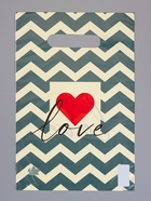 Пакет подарочный «Влюбленность» полиэтиленовый, с вырубной ручкой, 30×20 см 30 мкм - Фото 2