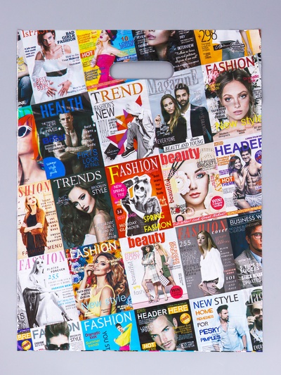 Пакет подарочный полиэтиленовый, с вырубной ручкой «Паблик», 40×31 см, 30 мкм