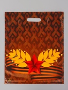 Пакет подарочный «Воля» полиэтиленовый с вырубной ручкой, 45×38 см 55 мкм - Фото 1