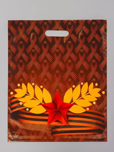 Пакет подарочный «Воля» полиэтиленовый с вырубной ручкой, 45×38 см 55 мкм