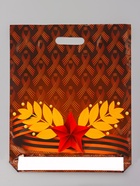 Пакет подарочный «Воля» полиэтиленовый с вырубной ручкой, 45×38 см 55 мкм - Фото 2