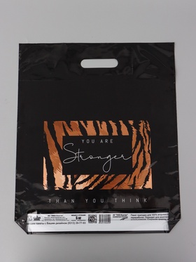 Пакет подарочный Сила  45 х 38 см 55 мкм