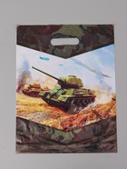 Пакет подарочный «Танк легенда» полиэтиленовый с вырубной ручкой, 40×31 см 60 мкм - Фото 1