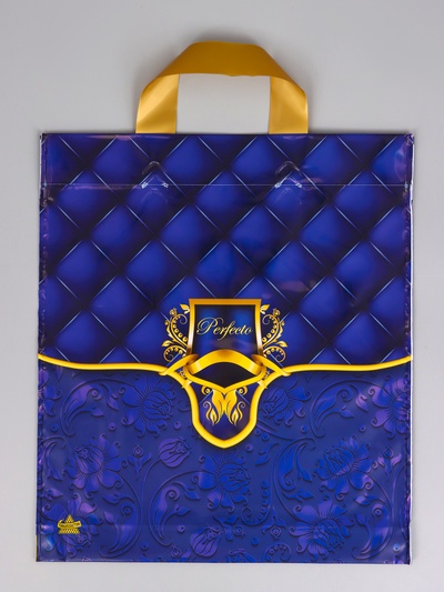 Пакет подарочный «Перфекто Глубина» полиэтиленовый, с петлевой ручкой, 35×31 см 95 мкм