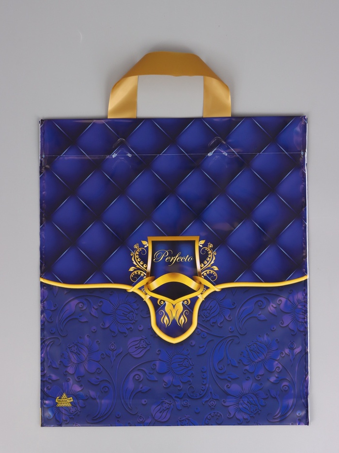 Пакет подарочный «Перфекто Глубина» полиэтиленовый, с петлевой ручкой, 35×31 см 95 мкм - Фото 1