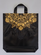 Пакет подарочный «Перфекто Золотой этикет» полиэтиленовый, с петлевой ручкой, 40×37 см 95 мкм  (артикул 10980861)  большой выбор товаров оптом и в розницу по низким ценам с доставкой