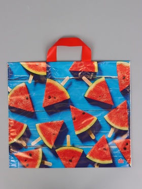 Пакет подарочный Арбузное настроение 34 х 40 см 70 мкм 10980865