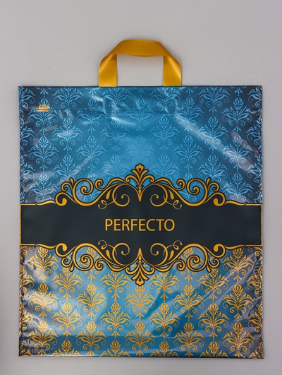 Пакет подарочный «Перфекто Версаль» полиэтиленовый с петлевой ручкой, 42×46 см 95 мкм