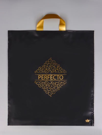 Пакет подарочный «Перфекто Матовый шик» полиэтиленовый, с петлевой ручкой, 42×46 см 95 мкм