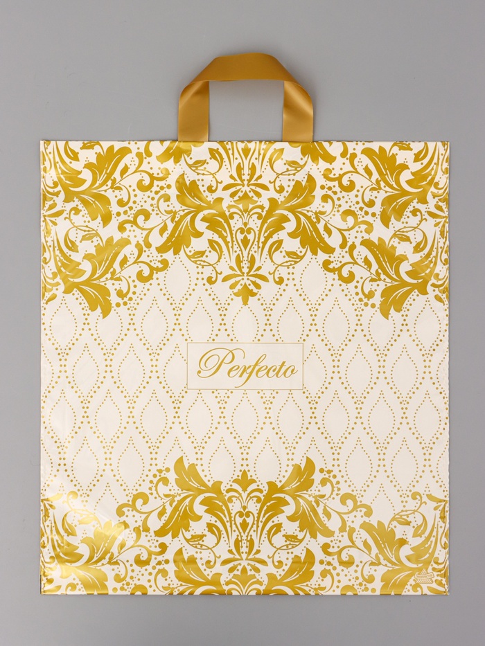 Пакет подарочный «Перфекто Мин» полиэтиленовый с петлевой ручкой, 42×46 см 95 мкм - Фото 1