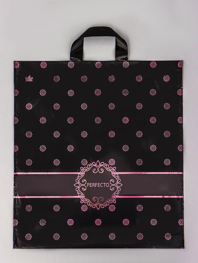 Пакет подарочный «Перфекто Роз» полиэтиленовый с петлевой ручкой, 42×46 см 95 мкм