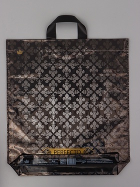 Пакет подарочный «Перфекто Стронг» полиэтиленовый с петлевой ручкой, 42?46 см 95 мкм (комплект 25 шт)