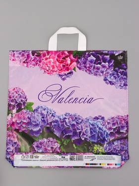 Пакет подарочный «Валенсия» полиэтиленовый с петлевой ручкой, 42?44 см 70 мкм (комплект 50 шт)