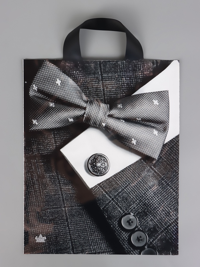 Пакет подарочный «Галант» полиэтиленовый, с петлевой ручкой, 35×28 см 55 мкм - Фото 1