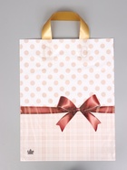 Пакет подарочный Шоколадный бант 35 х 28 см 55 мкм 10980882