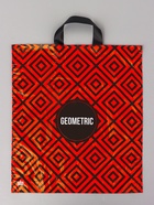 Пакет подарочный «Геометрик» полиэтиленовый, с петлевой ручкой, красный, 42?38 см 37 мкм (комплект 50 шт) - фото 68175306