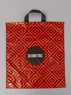 Пакет подарочный Геометрик 42 х 38 см 37 мкм