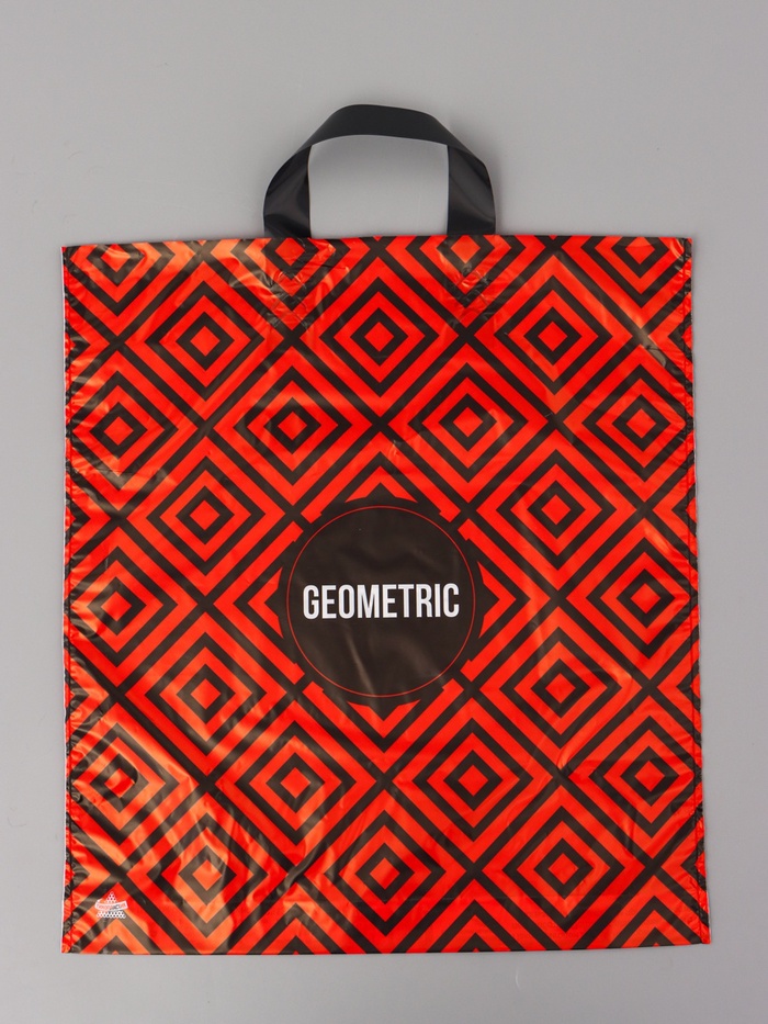 Пакет подарочный Геометрик 42 х 38 см 37 мкм