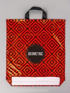 Пакет подарочный «Геометрик» полиэтиленовый, с петлевой ручкой, красный, 42?38 см 37 мкм (комплект 50 шт) - фото 68175307