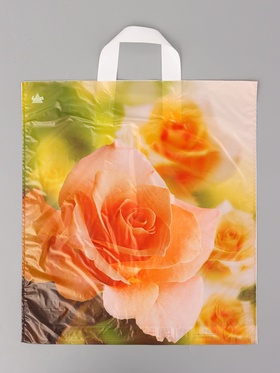 Пакет подарочный Утренняя роза 42 х 38 см 37 мкм