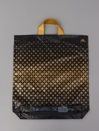 Пакет подарочный «Ритм» полиэтиленовый, с петлевой ручкой, чёрный, 44?40 см 43 мкм (комплект 50 шт) - фото 68175324