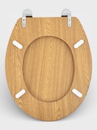Сиденье для унитаза Доляна, 45×36×5 см, натуральное дерево - Фото 8