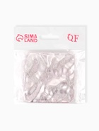 Зеркало складное квадрат (2) с/увел ВОЛНЫ 7,5см пластик розовый пакет QF - фото 65467676