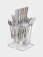 Набор столовых приборов на подставке 24 предмета "Водопад" 10981336