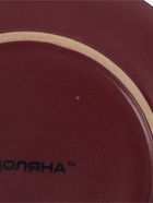 УЦЕНКА Сервиз столовый Доляна «Ваниль», 17 предметов: 5 тарелок d=19 см, 6 тарелок d=27 см, 6 мисок d=19 см, керамика, бордовый - Фото 13