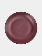 УЦЕНКА Сервиз столовый Доляна «Ваниль», 17 предметов: 5 тарелок d=19 см, 6 тарелок d=27 см, 6 мисок d=19 см, керамика, бордовый - Фото 2