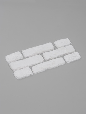 Гипсовая плитка «Венеция +», цвет белый, 1 м²