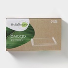 УЦЕНКА Блюда для подачи керамическое с вставкой из бамбука BellaTenero, 25.5×14.5×2.3 см 10982552