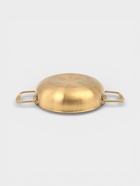 УЦЕНКА Сотейник 22 см, h=6.5, толщина 1 мм, 201 сталь, цвет золото - Фото 3