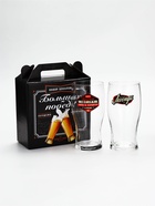 Подарочный набор пивных бокалов «Мегамужик», 2 шт. - фото 809432233