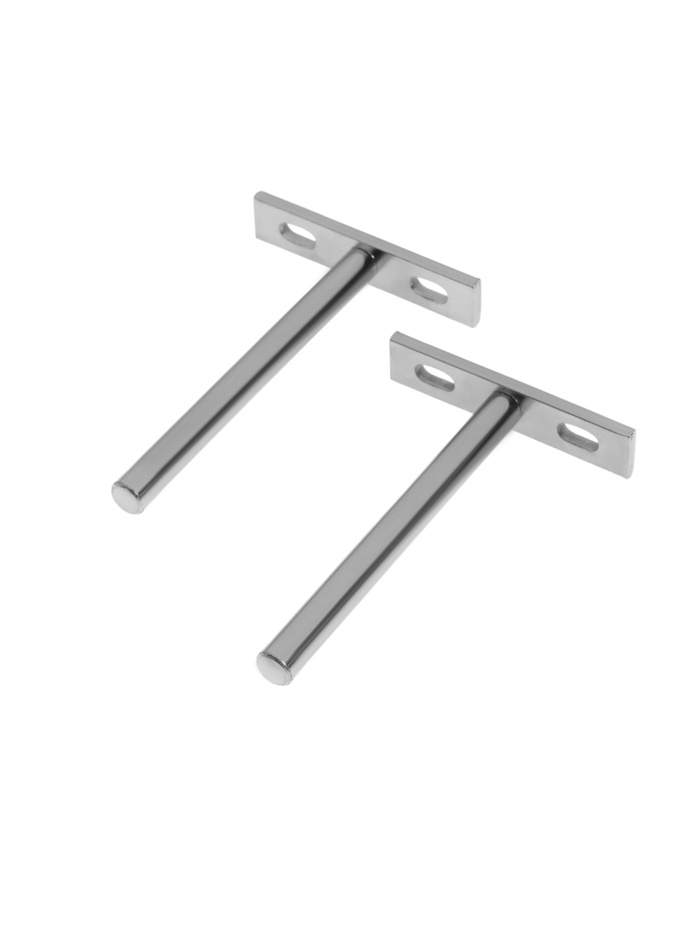 Полкодержатель CAPPIO PS002, скрытого монтажа, 67×100 мм, набор 2 шт. - Фото 1