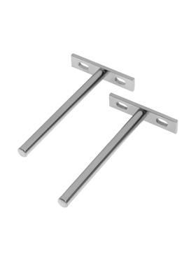 Полкодержатель CAPPIO PS002, скрытого монтажа, 67х120 мм, набор 2 шт