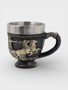 Кружка средневековая «Колесница», 300 мл, нержавеющая сталь, серебристая - фото 120954895